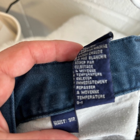 Vintage 90’s Gap High Waisted Mom Khaki Blue Pants Size 30” - Picture 6 of 6